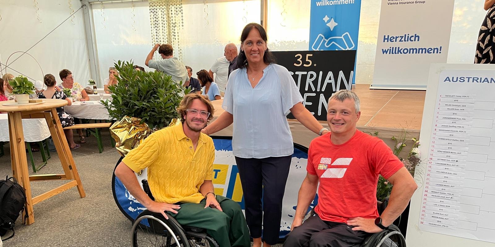 v.l. Nico Langmann, Petra Schwarz, Josef Riegler